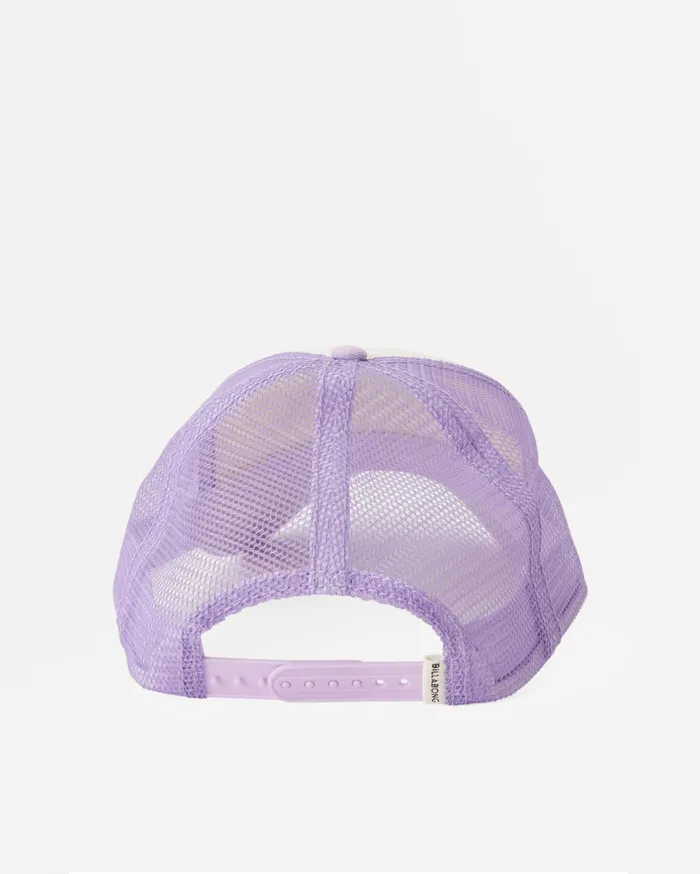 Billabong Hats and Beanies Women Pitstop Trucker Hat Lilac Breeze Billabong Hats and Beanies Women Pitstop Trucker Hat Lilac Breeze