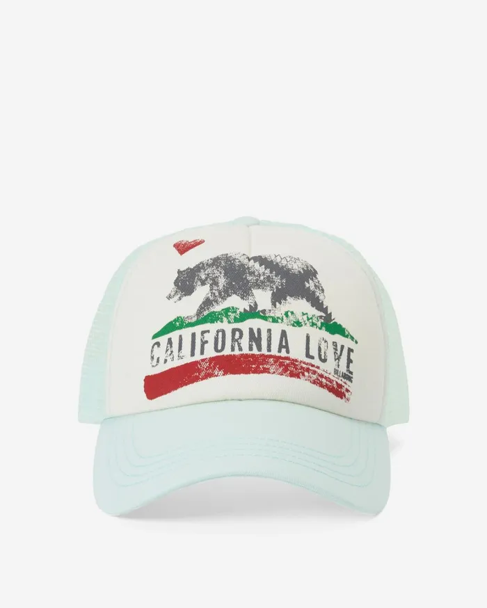 Billabong Hats and Beanies Women Pitstop Trucker Hat Soft Mint Billabong Hats and Beanies Women Pitstop Trucker Hat Soft Mint