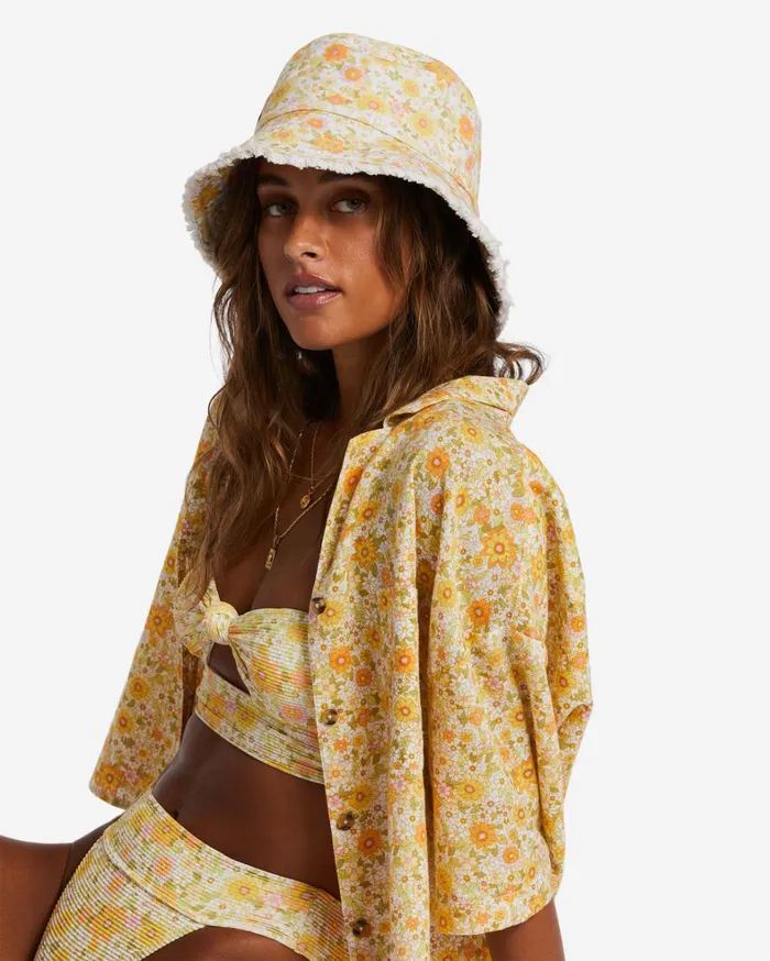 Billabong Hats and Beanies Women Suns Out Bucket Hat Honeybee