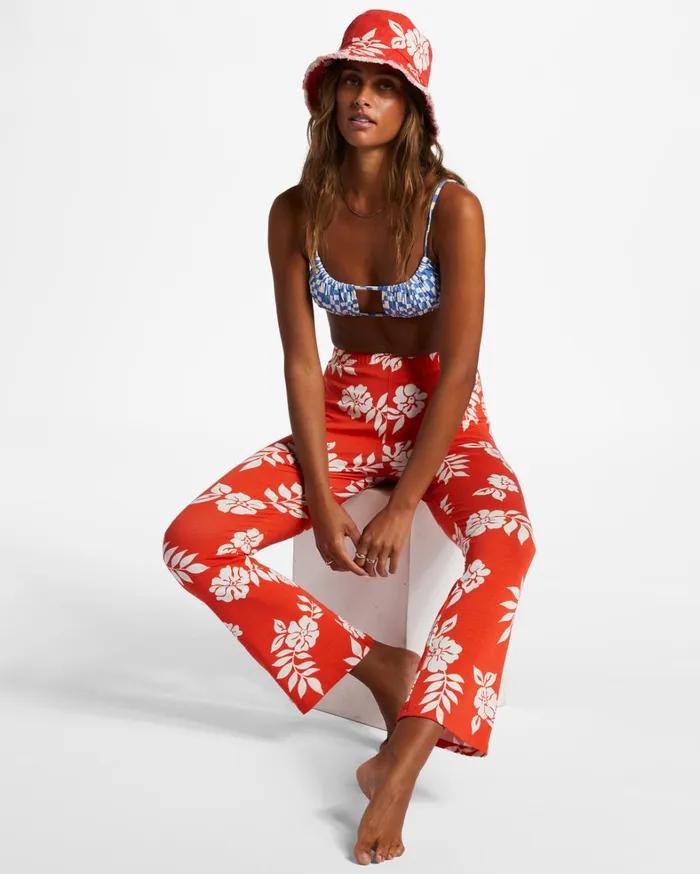 Billabong Hats and Beanies Women Suns Out Bucket Hat Red Aloha Billabong Hats and Beanies Women Suns Out Bucket Hat Red Aloha