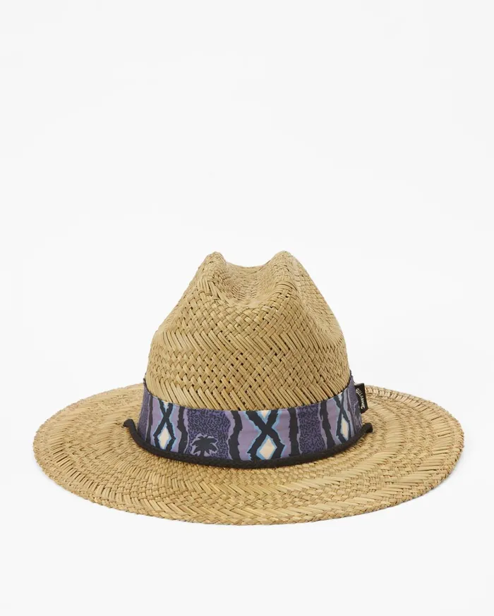 Billabong Hats Men Mai Tides Straw Lifeguard Hat Dusty Grape Billabong Hats Men Mai Tides Straw Lifeguard Hat Dusty Grape