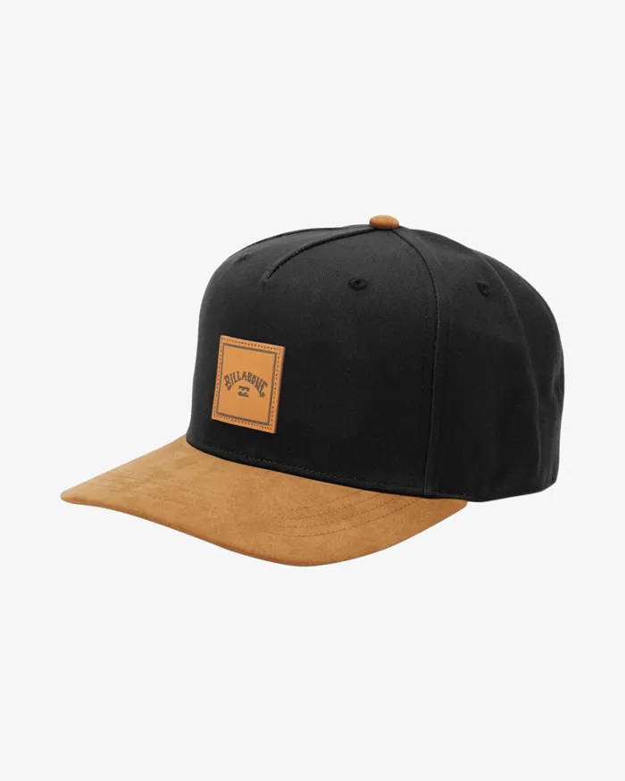 Billabong Hats Men Stacked Snapback Hat BlackTan