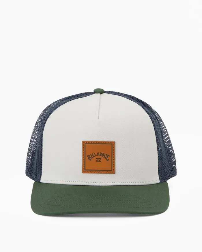 Billabong Hats Men Stacked Trucker Hat Chino Billabong Hats Men Stacked Trucker Hat Chino