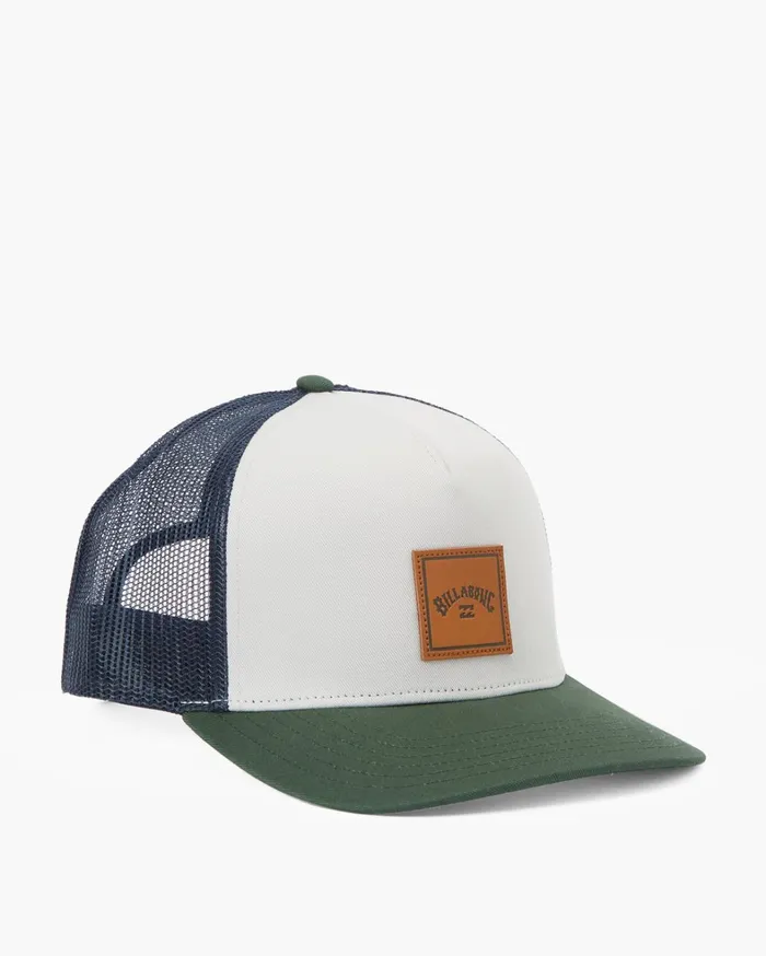Billabong Hats Men Stacked Trucker Hat Chino Billabong Hats Men Stacked Trucker Hat Chino