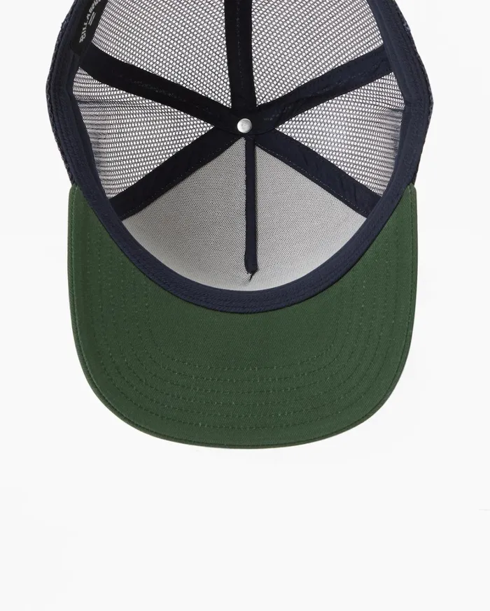 Billabong Hats Men Stacked Trucker Hat Chino Billabong Hats Men Stacked Trucker Hat Chino