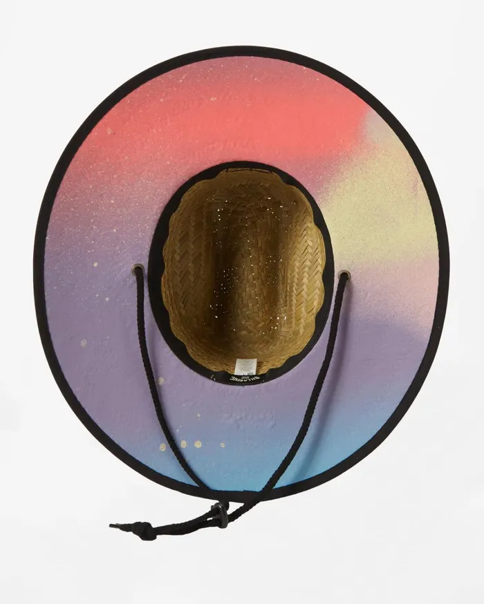 Billabong Hats Men Tides Print Straw Lifeguard Hat Pastel Billabong Hats Men Tides Print Straw Lifeguard Hat Pastel