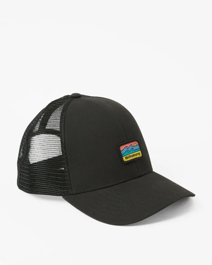 Billabong Hats Men Walled Trucker Hat Black Billabong Hats Men Walled Trucker Hat Black