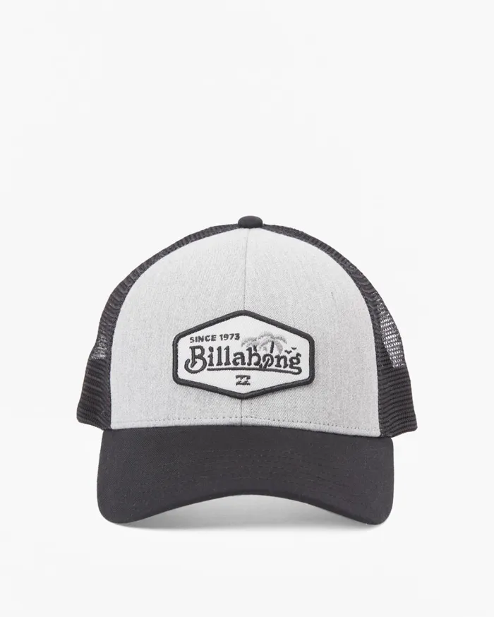 Billabong Hats Men Walled Trucker Hat BlackGrey Billabong Hats Men Walled Trucker Hat BlackGrey