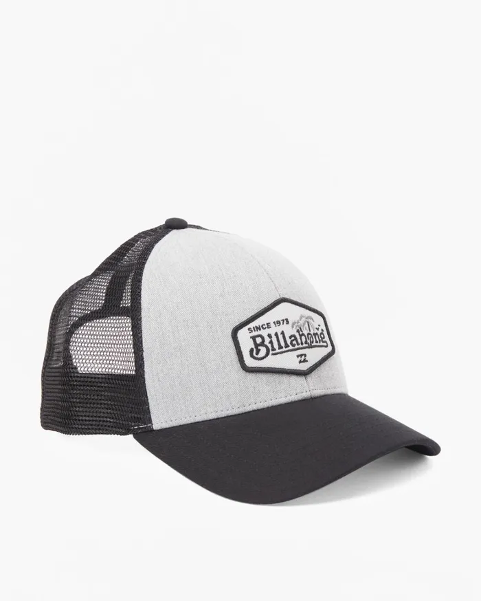 Billabong Hats Men Walled Trucker Hat BlackGrey Billabong Hats Men Walled Trucker Hat BlackGrey