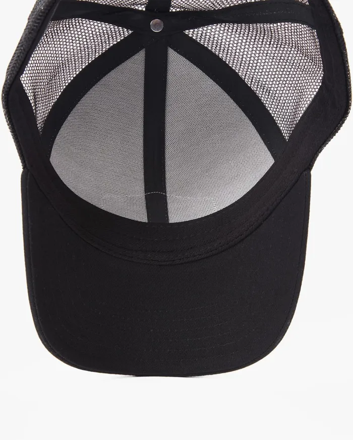 Billabong Hats Men Walled Trucker Hat BlackGrey Billabong Hats Men Walled Trucker Hat BlackGrey
