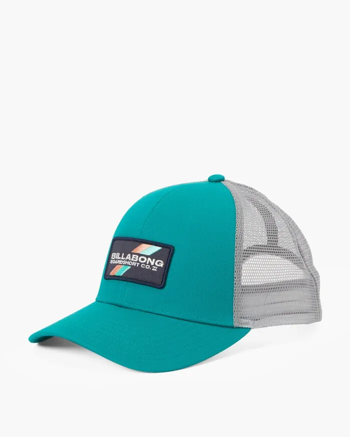 Billabong Hats Men Walled Trucker Hat Deep Teal