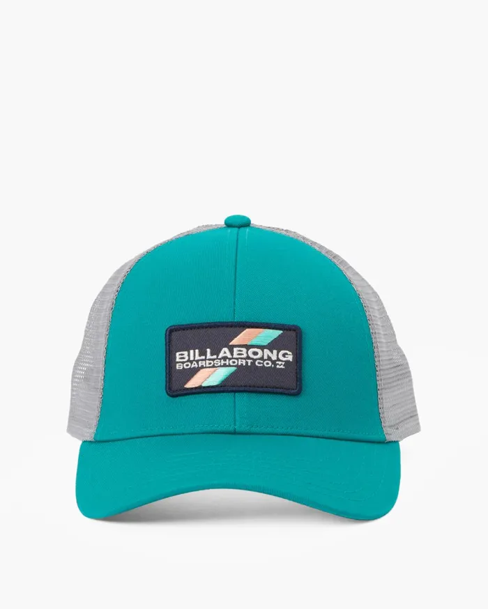 Billabong Hats Men Walled Trucker Hat Deep Teal Billabong Hats Men Walled Trucker Hat Deep Teal