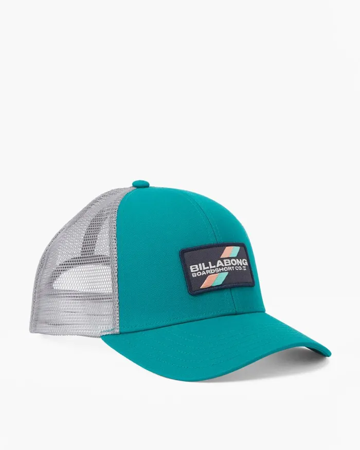 Billabong Hats Men Walled Trucker Hat Deep Teal Billabong Hats Men Walled Trucker Hat Deep Teal