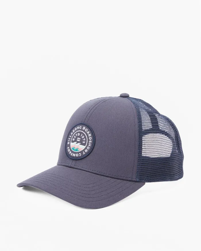 Billabong Hats Men Walled Trucker Hat Navy