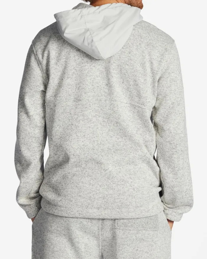 Billabong Hoodies and Fleece Men ADiv Boundary Hooded HalfZip Pullover Grey Heather Billabong Hoodies and Fleece Men ADiv Boundary Hooded HalfZip Pullover Grey Heather