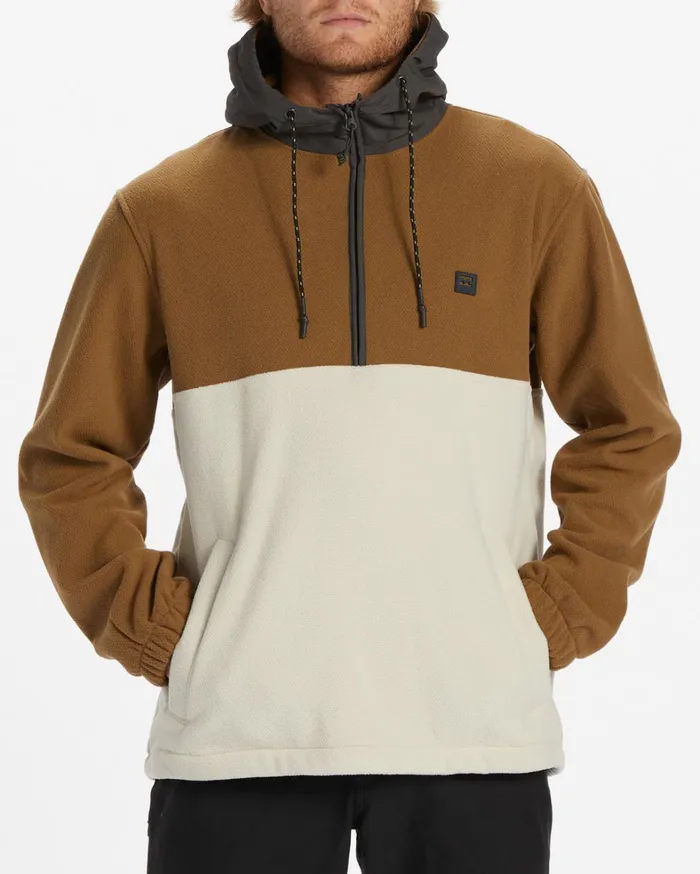 Billabong Hoodies and Fleece Men ADiv Boundary Hooded HalfZip Pullover Otter