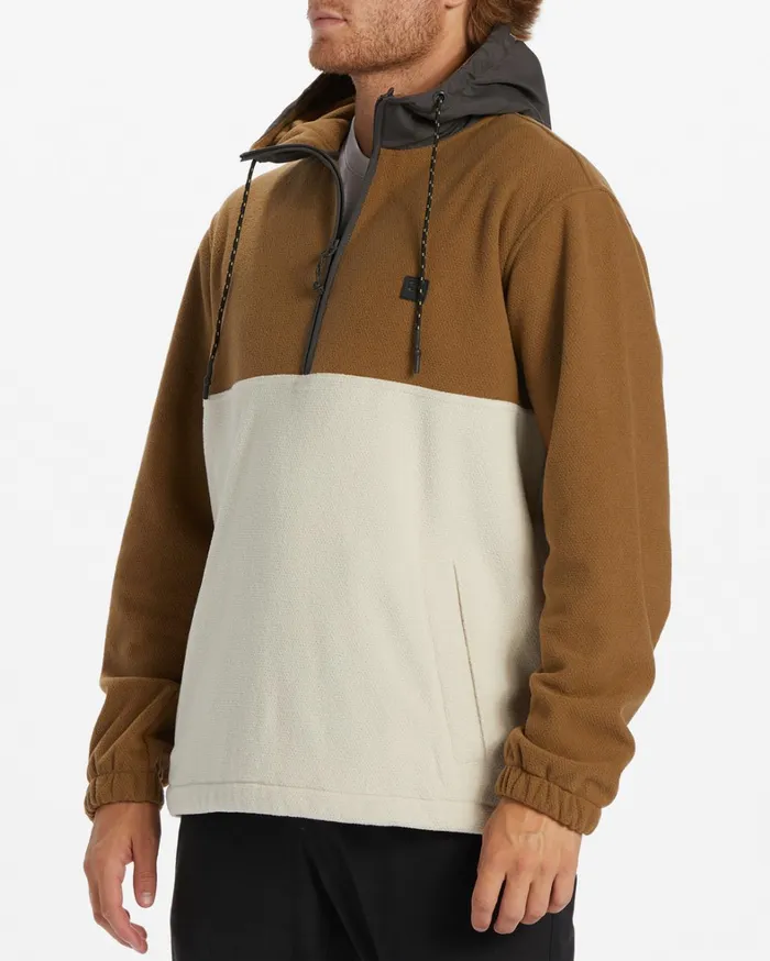 Billabong Hoodies and Fleece Men ADiv Boundary Hooded HalfZip Pullover Otter Billabong Hoodies and Fleece Men ADiv Boundary Hooded HalfZip Pullover Otter