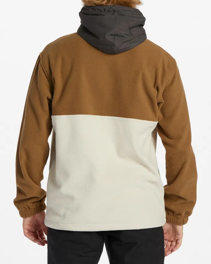 Billabong Hoodies and Fleece Men ADiv Boundary Hooded HalfZip Pullover Otter Billabong Hoodies and Fleece Men ADiv Boundary Hooded HalfZip Pullover Otter
