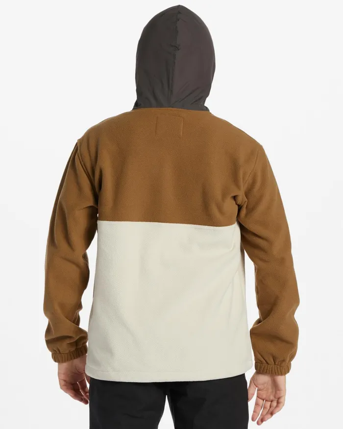 Billabong Hoodies and Fleece Men ADiv Boundary Hooded HalfZip Pullover Otter Billabong Hoodies and Fleece Men ADiv Boundary Hooded HalfZip Pullover Otter