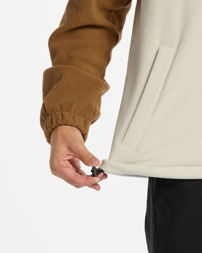 Billabong Hoodies and Fleece Men ADiv Boundary Hooded HalfZip Pullover Otter Billabong Hoodies and Fleece Men ADiv Boundary Hooded HalfZip Pullover Otter