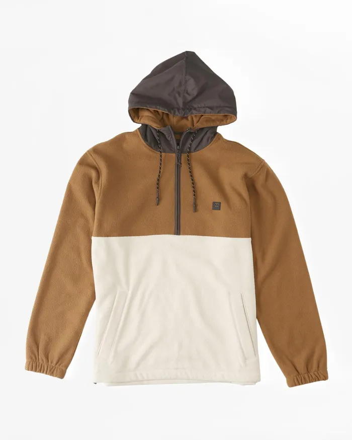 Billabong Hoodies and Fleece Men ADiv Boundary Hooded HalfZip Pullover Otter Billabong Hoodies and Fleece Men ADiv Boundary Hooded HalfZip Pullover Otter
