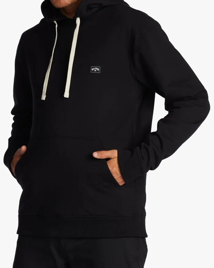 Billabong Hoodies and Fleece Men All Day Organic Pullover Hoodie BlackBlack Billabong Hoodies and Fleece Men All Day Organic Pullover Hoodie BlackBlack