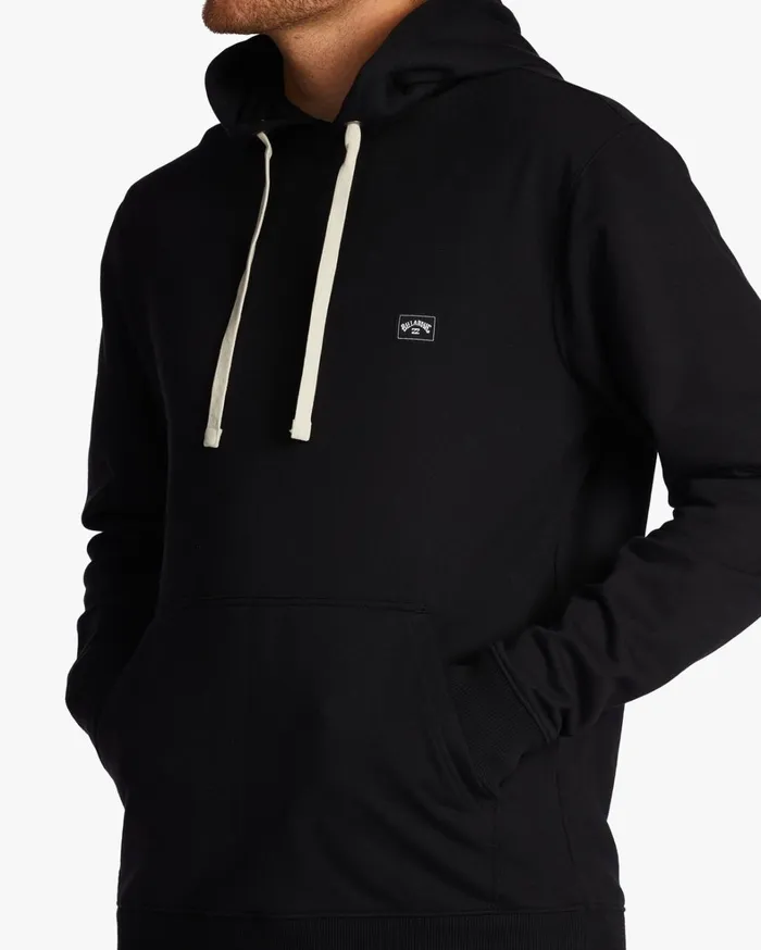 Billabong Hoodies and Fleece Men All Day Organic Pullover Hoodie BlackBlack Billabong Hoodies and Fleece Men All Day Organic Pullover Hoodie BlackBlack