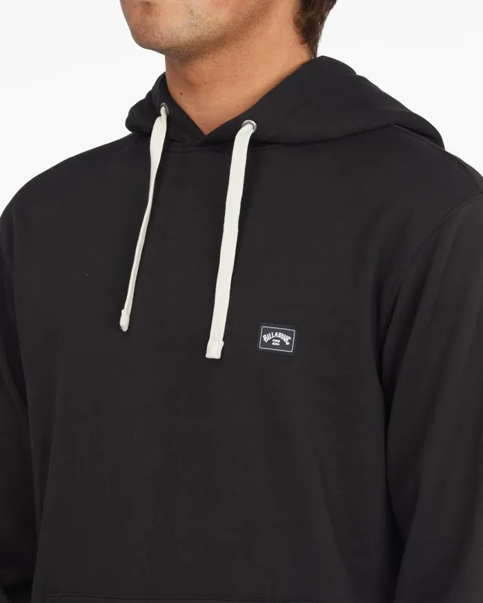Billabong Hoodies and Fleece Men All Day Organic Pullover Hoodie BlackBlack Billabong Hoodies and Fleece Men All Day Organic Pullover Hoodie BlackBlack