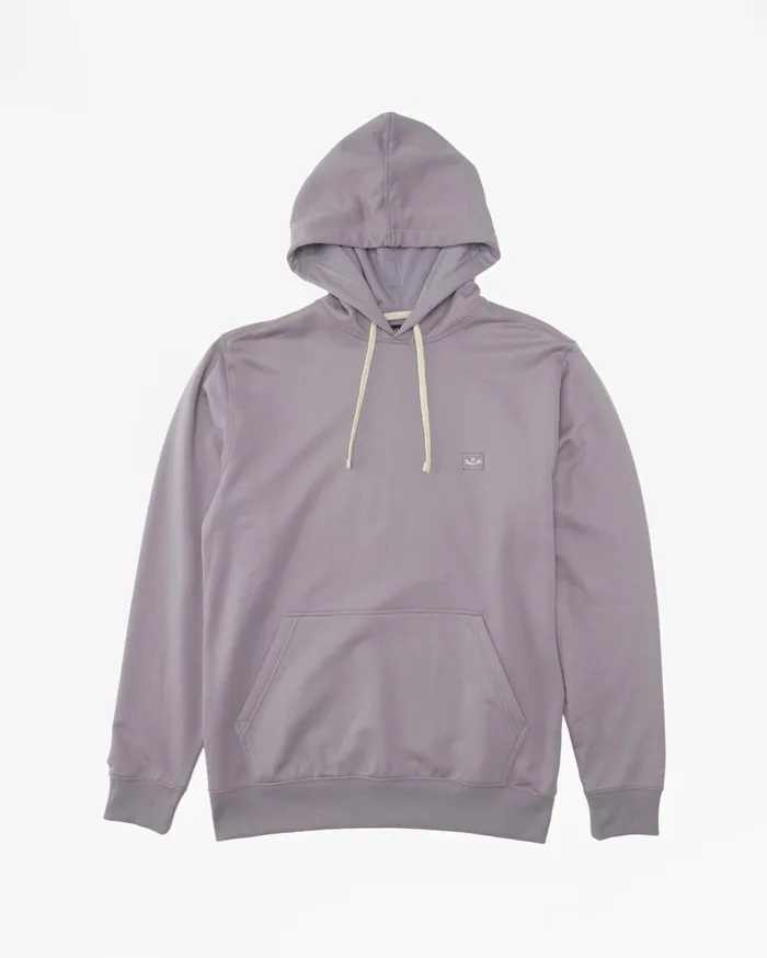 Billabong Hoodies and Fleece Men All Day Organic Pullover Hoodie Purple Ash