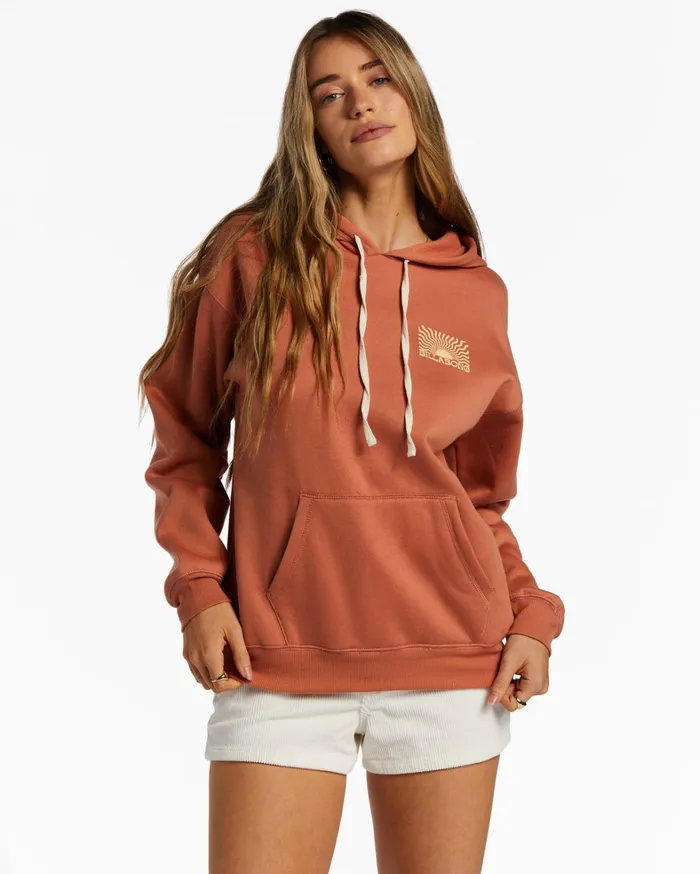 Billabong Hoodies and Fleece Women Suns Up Hoodie Henna