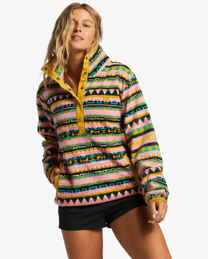 Billabong Hoodies and Fleece Women Switchback Lite Mock Neck Fleece Multi