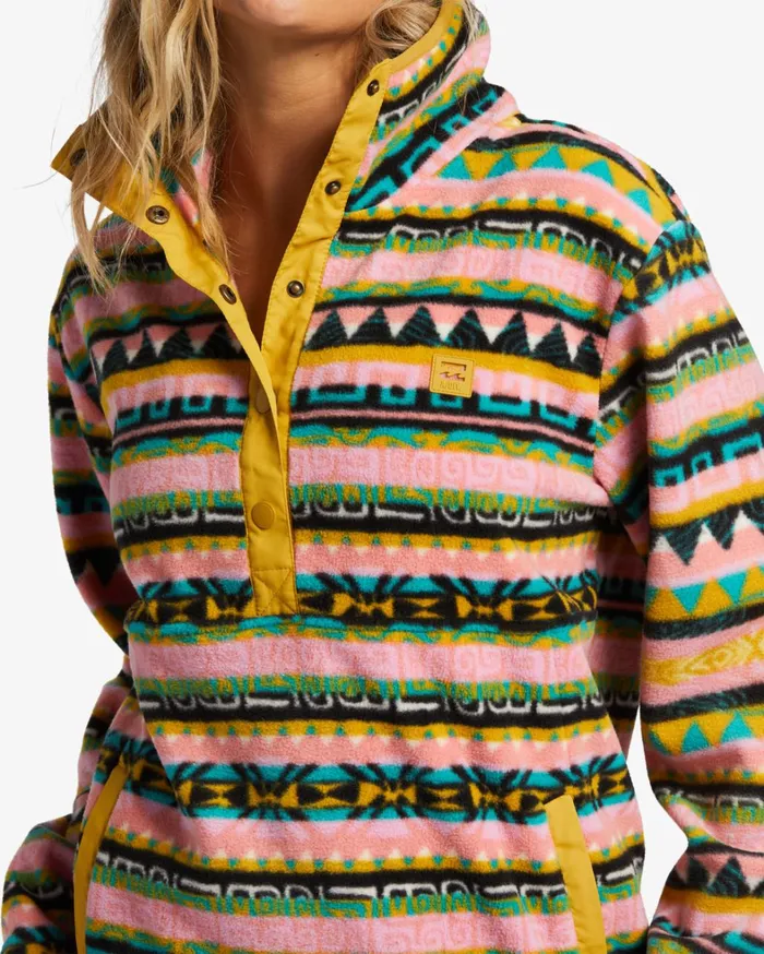 Billabong Hoodies and Fleece Women Switchback Lite Mock Neck Fleece Multi Billabong Hoodies and Fleece Women Switchback Lite Mock Neck Fleece Multi