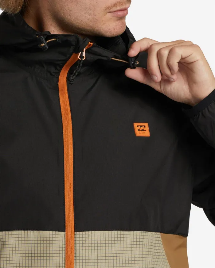 Billabong Jackets Men ADiv Transport Windbreaker Jacket Clay Billabong Jackets Men ADiv Transport Windbreaker Jacket Clay