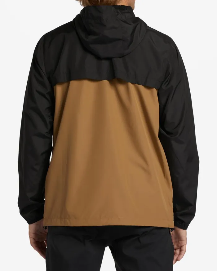 Billabong Jackets Men ADiv Transport Windbreaker Jacket Clay Billabong Jackets Men ADiv Transport Windbreaker Jacket Clay