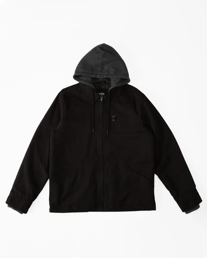 Billabong Jackets Men Barlow Hooded Jacket Black Billabong Jackets Men Barlow Hooded Jacket Black