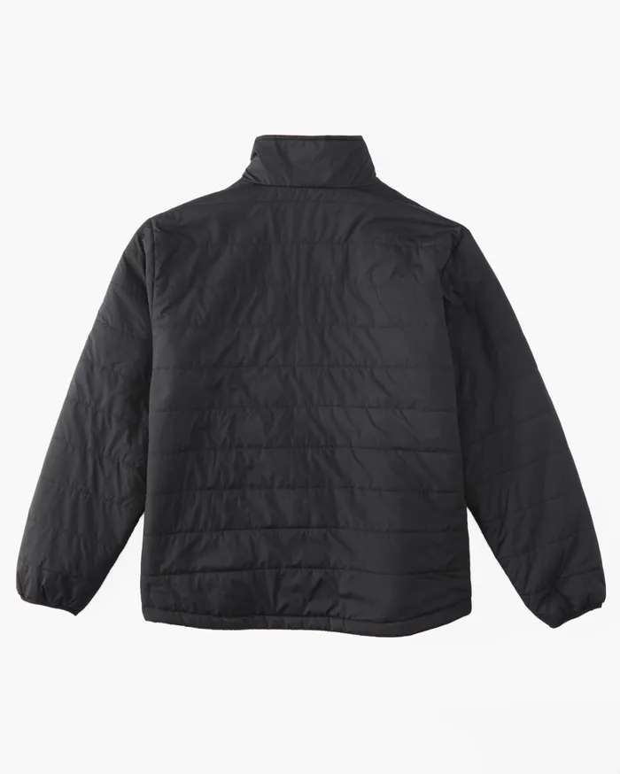 Billabong Jackets Men Prism Mock Quilted Jacket Black Billabong Jackets Men Prism Mock Quilted Jacket Black