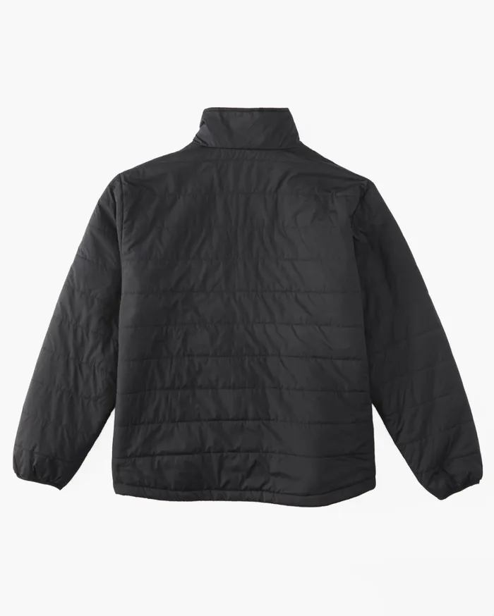 Billabong Jackets Men Prism Mock Quilted Jacket Black Billabong Jackets Men Prism Mock Quilted Jacket Black