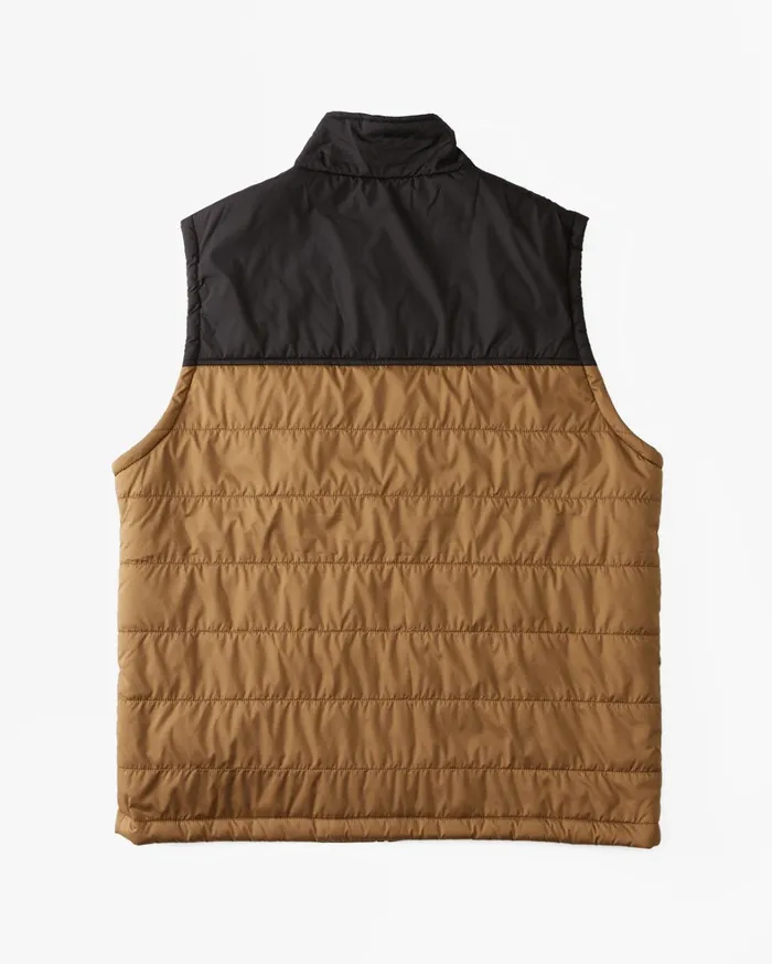 Billabong Jackets Men Prism Vest Quilted Vest Otter Billabong Jackets Men Prism Vest Quilted Vest Otter