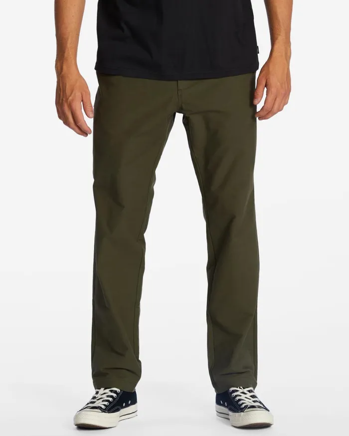 Billabong Jeans and Pants Men ADiv Surftrek Plus Organic Elastic Waist Pants Dark Olive Billabong Jeans and Pants Men ADiv Surftrek Plus Organic Elastic Waist Pants Dark Olive