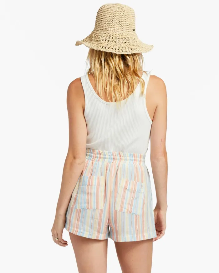 Billabong Matching Sets Women Day Tripper Elastic Shorts Salt Crystal 6 Billabong Matching Sets Women Day Tripper Elastic Shorts Salt Crystal 6