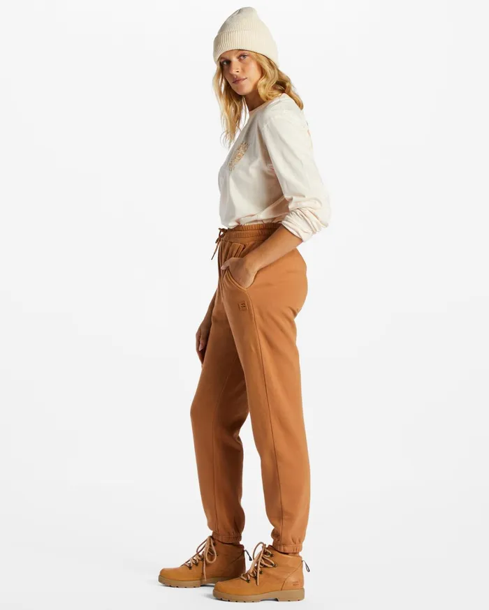 Billabong Pants Women Halifax Joggers Caramel Billabong Pants Women Halifax Joggers Caramel