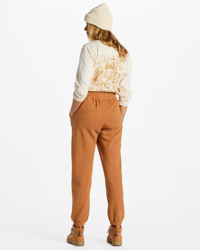 Billabong Pants Women Halifax Joggers Caramel Billabong Pants Women Halifax Joggers Caramel