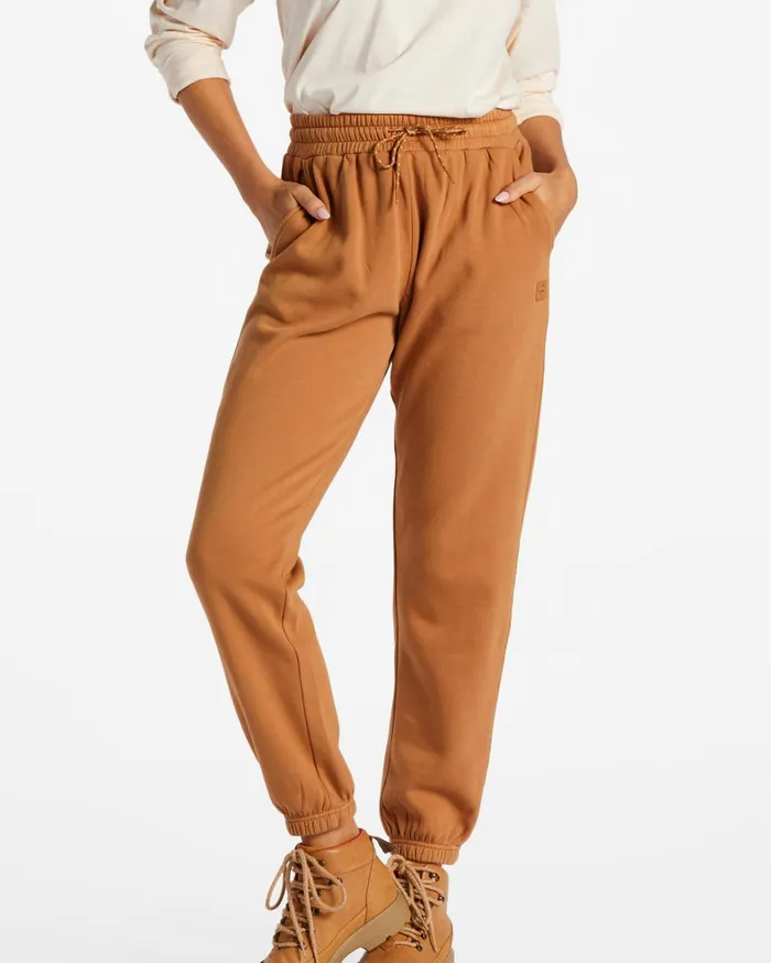 Billabong Pants Women Halifax Joggers Caramel Billabong Pants Women Halifax Joggers Caramel