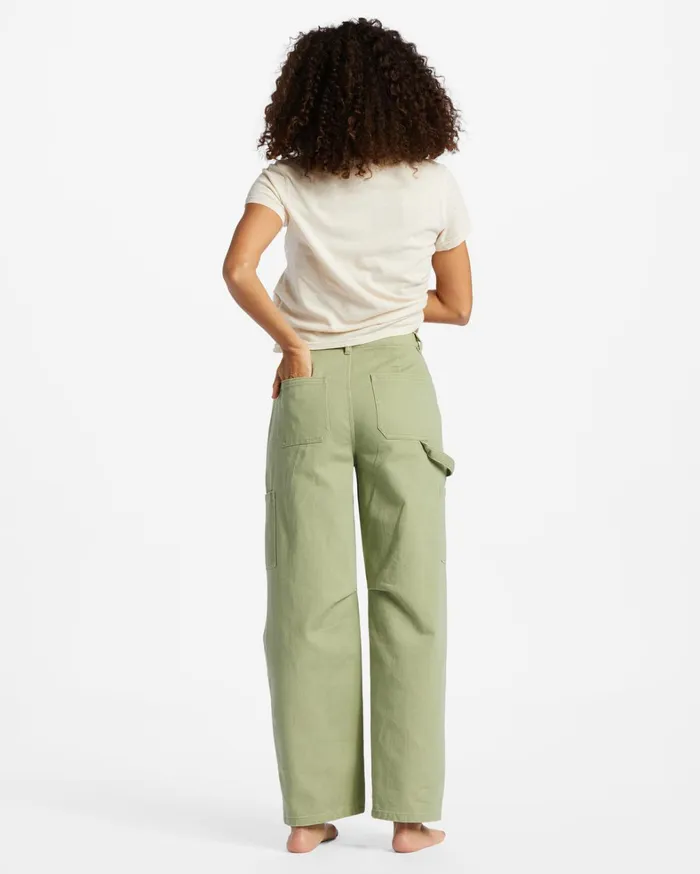 Billabong Pants Women Leia Cargo Pants Avocado Billabong Pants Women Leia Cargo Pants Avocado
