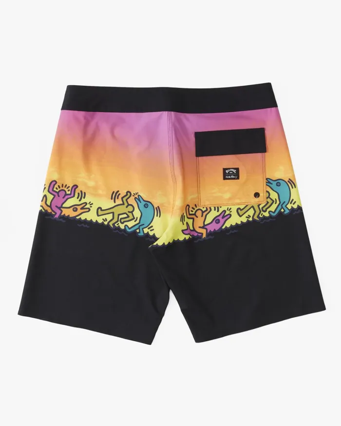 Billabong Performance Boardshorts Men Keith Haring Dolphin Dance Airlite Performance 19034 Boardshorts Multi Billabong Performance Boardshorts Men Keith Haring Dolphin Dance Airlite Performance 19034 Boardshorts Multi