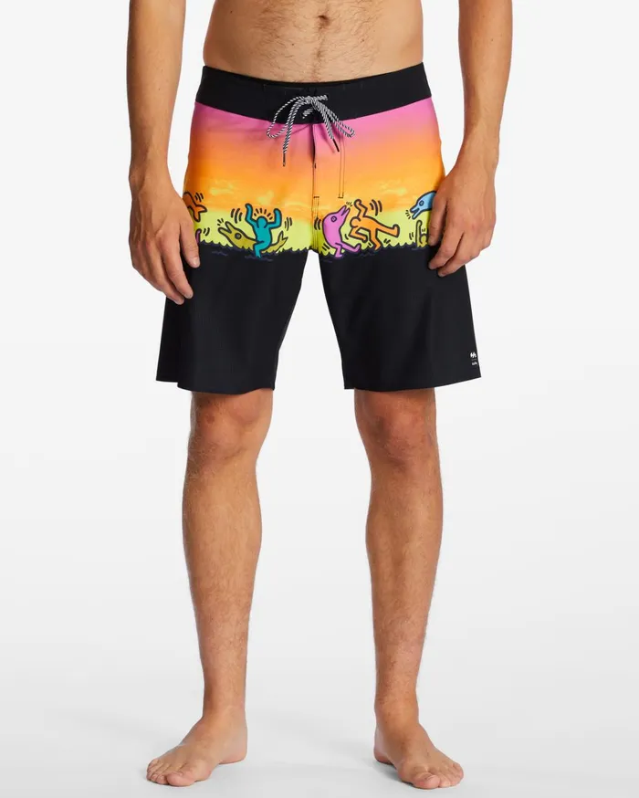 Billabong Performance Boardshorts Men Keith Haring Dolphin Dance Airlite Performance 19034 Boardshorts Multi Billabong Performance Boardshorts Men Keith Haring Dolphin Dance Airlite Performance 19034 Boardshorts Multi