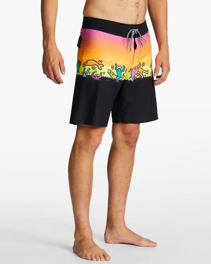 Billabong Performance Boardshorts Men Keith Haring Dolphin Dance Airlite Performance 19034 Boardshorts Multi Billabong Performance Boardshorts Men Keith Haring Dolphin Dance Airlite Performance 19034 Boardshorts Multi
