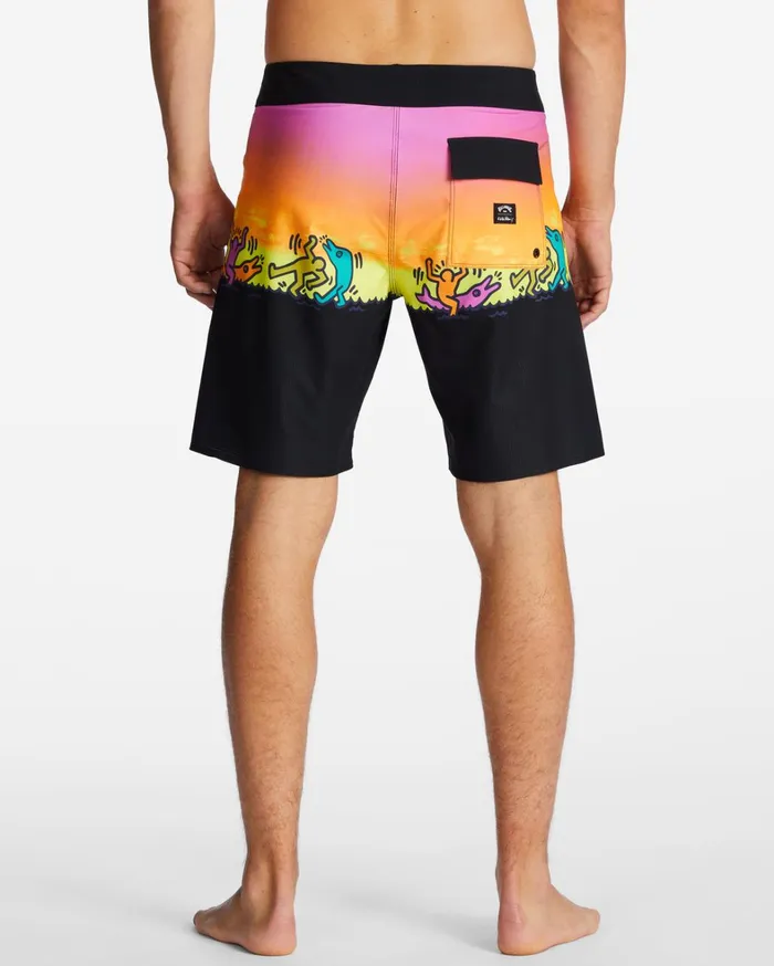 Billabong Performance Boardshorts Men Keith Haring Dolphin Dance Airlite Performance 19034 Boardshorts Multi Billabong Performance Boardshorts Men Keith Haring Dolphin Dance Airlite Performance 19034 Boardshorts Multi