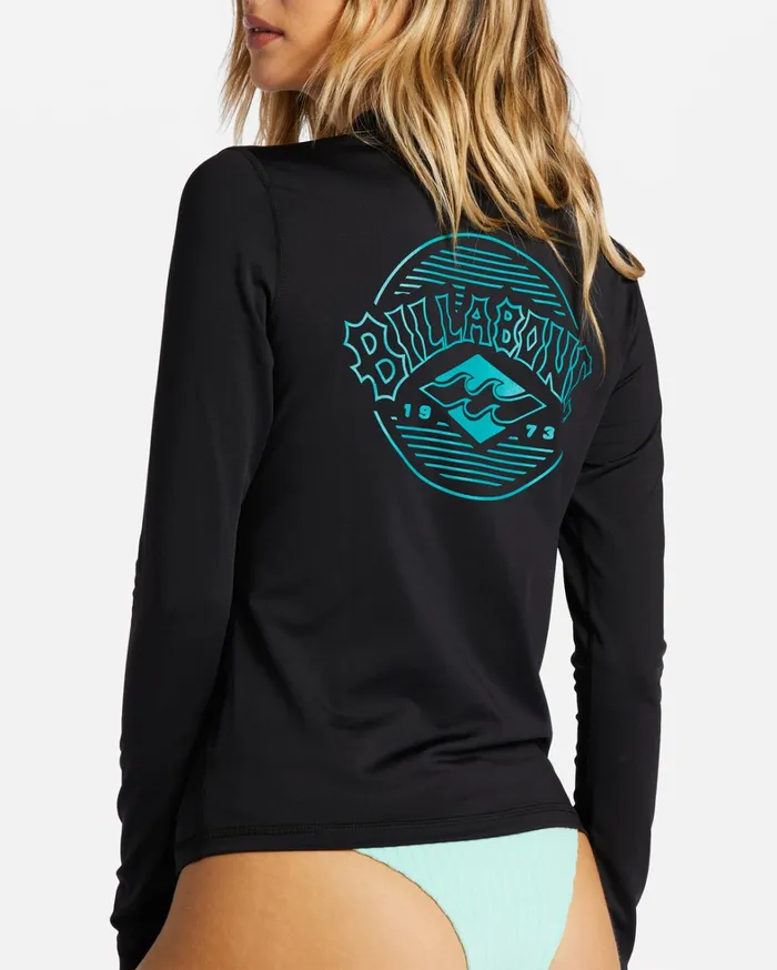 Billabong Rashguards and Bodysuits Women Core Long Sleeve UPF 50 Rashguard Black Billabong Rashguards and Bodysuits Women Core Long Sleeve UPF 50 Rashguard Black