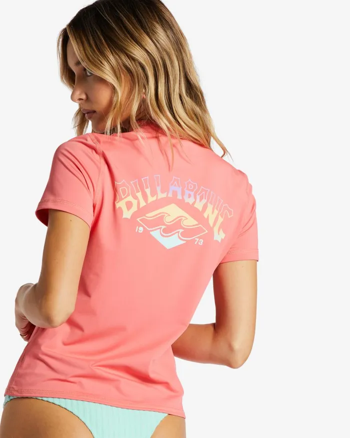 Billabong Rashguards and Bodysuits Women Core Long Sleeve UPF 50 Surf TShirt Vintage Coral Billabong Rashguards and Bodysuits Women Core Long Sleeve UPF 50 Surf TShirt Vintage Coral